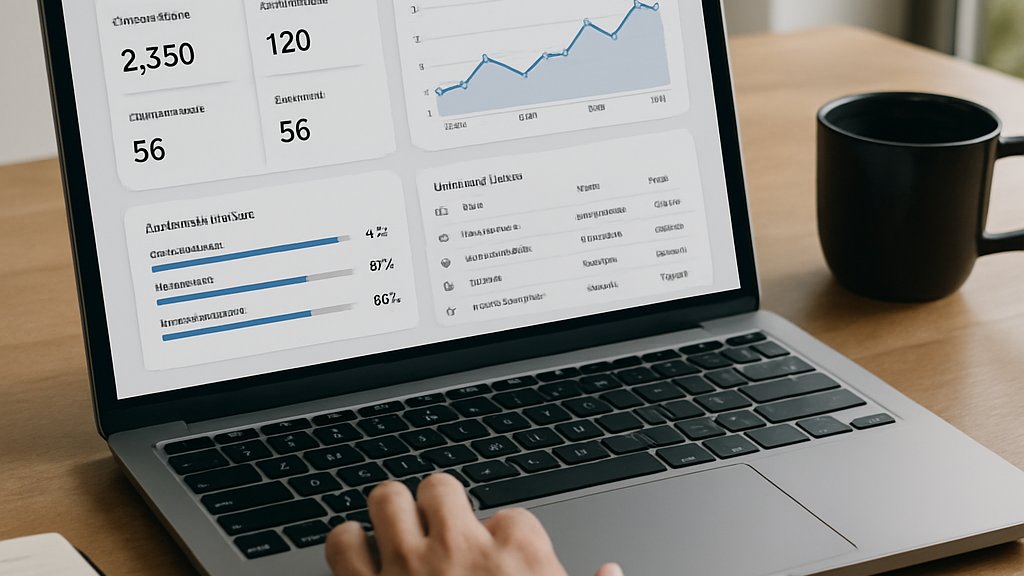 Laptop dashboard showing AI Bias Risks for LGBTQ users