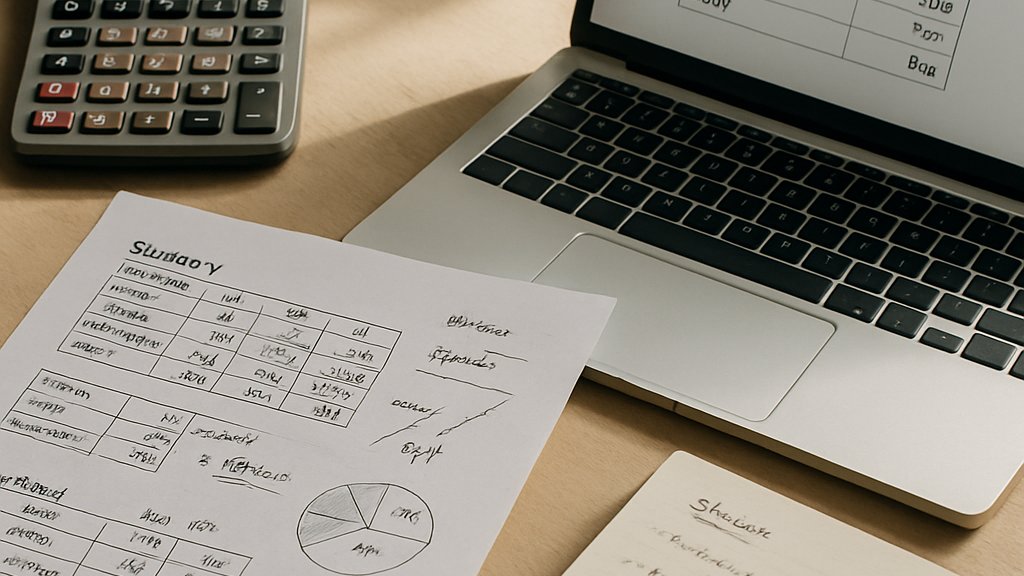 Enterprise AI Pricing cost analysis on a business analyst desk