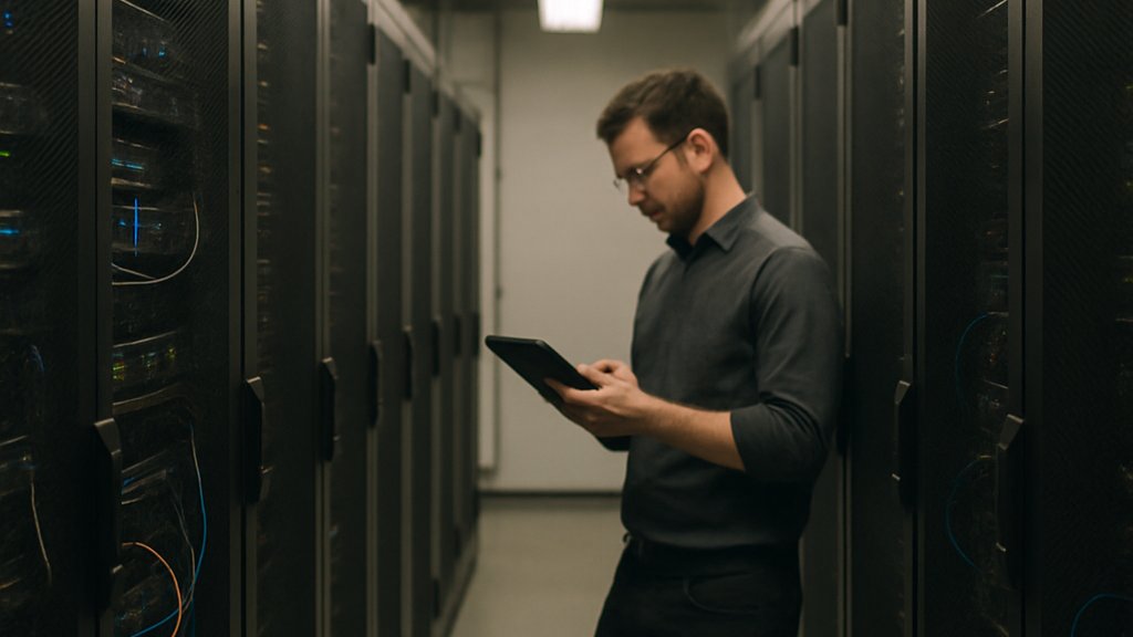 Data center infrastructure highlighting AI Safety Risks and model oversight