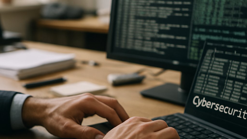 Cybersecurity analyst analyzing logs during Agentic Cyber Intrusion response