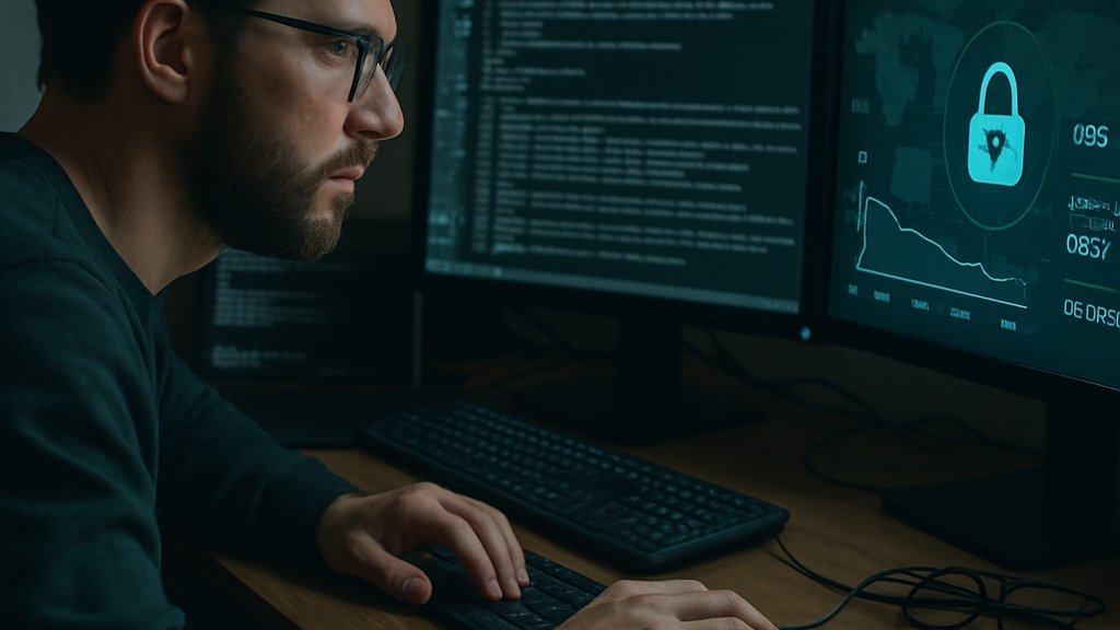 AI Security Testing analyst monitoring red teaming dashboards