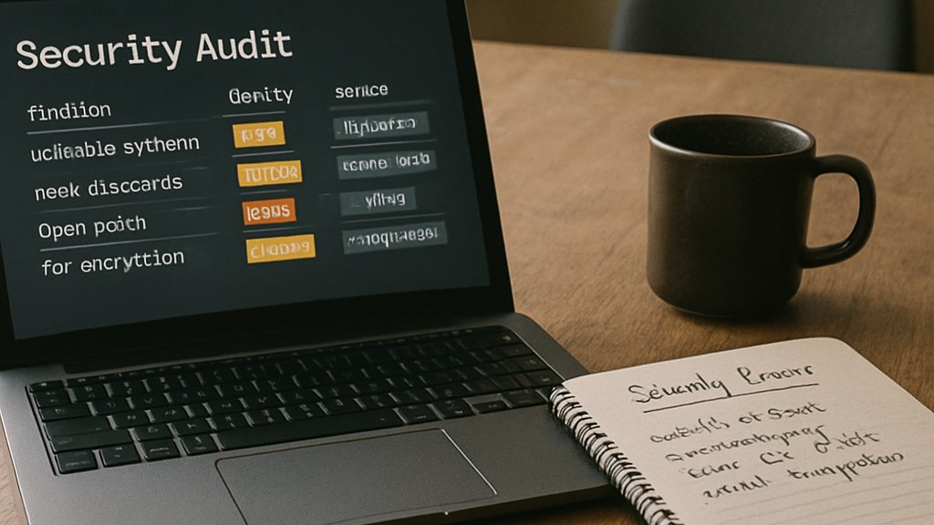 Security audit setup highlighting Prompt Injection Risks in a real office