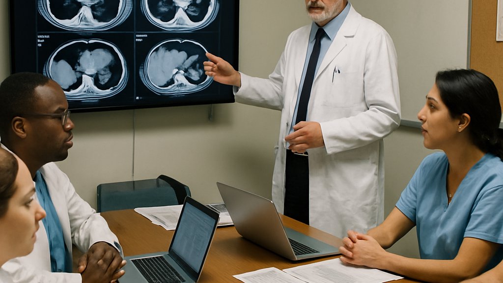 Radiology Reporting AI supporting collaborative clinical review