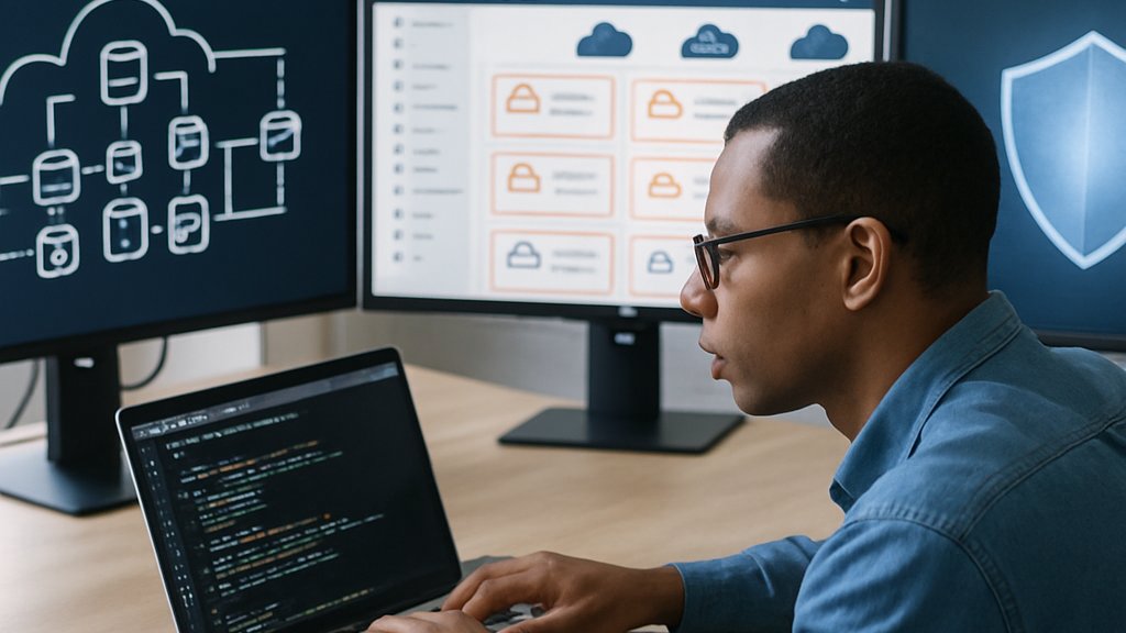 Engineer configuring AI Cloud Security integrations for AWS environments
