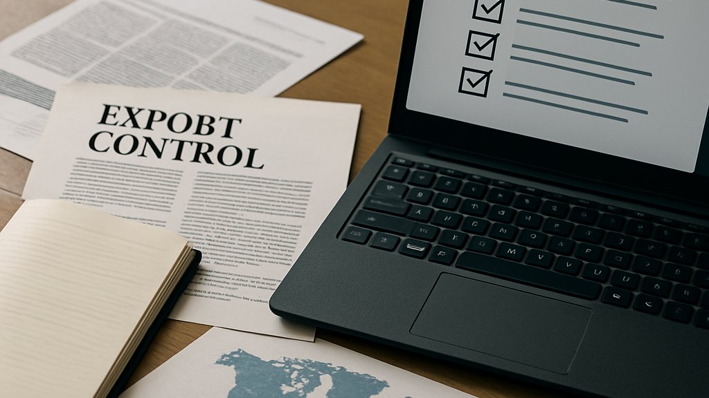 Export control documents and checklist for Frontier AI Policy compliance