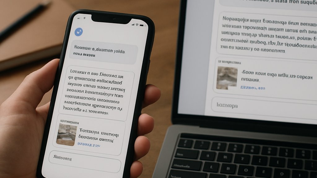 AI Answer Monetization in chatbot search on smartphone and laptop