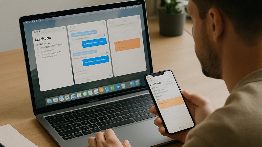 Apple Consumer AI Features improving workflow across MacBook and iPhone