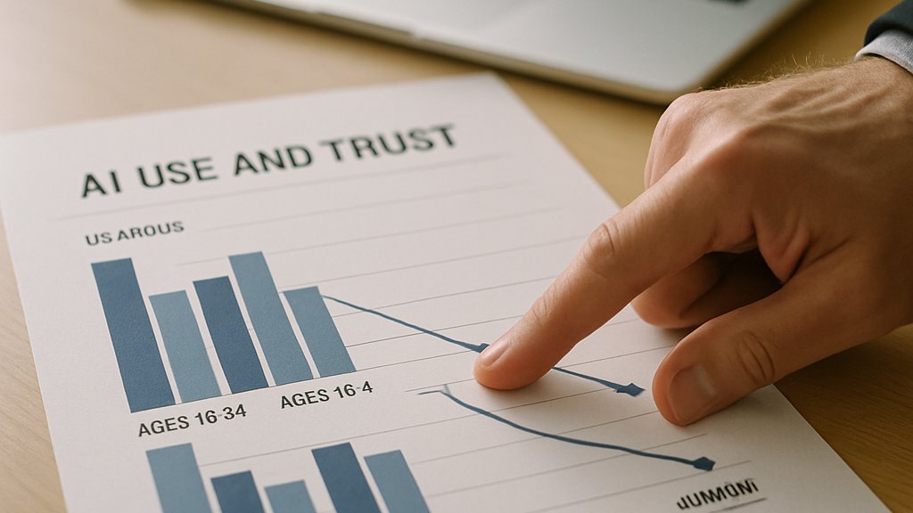 Printed report highlights AI Gender Gap data and demographic trends