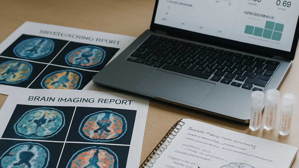 Biotech AI Innovation workspace with brain data and machine learning models