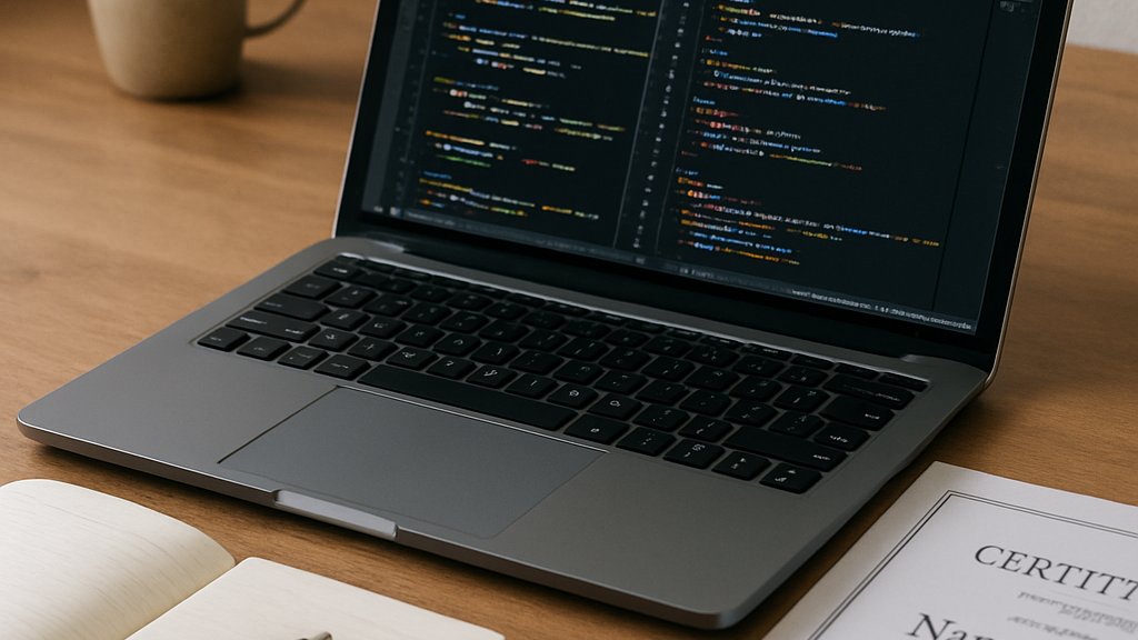 Developer workspace highlighting AI Coding Platform development and certification
