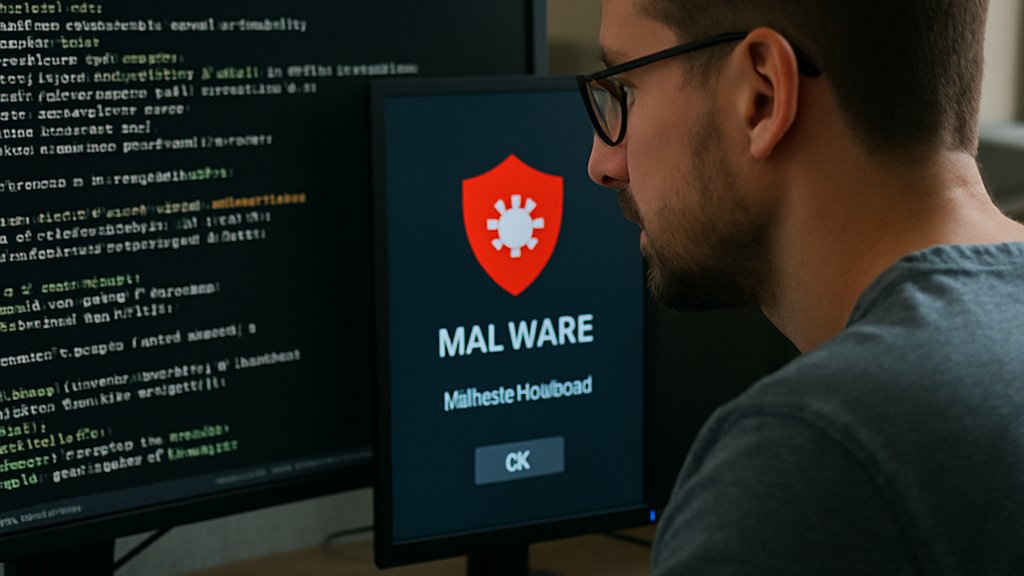 Developer monitoring AI Malware Threats during software installation