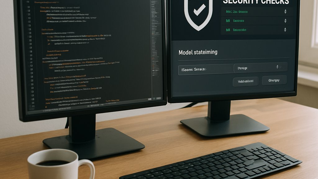 Secure Enterprise Coding workstation with compact model control and code tools