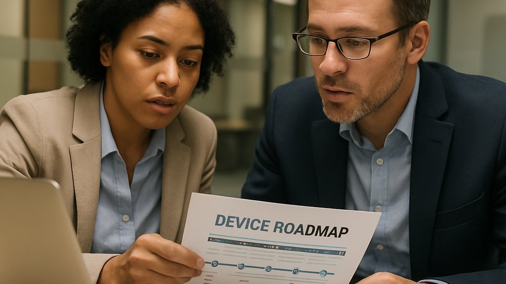 Copilot AI PCs planning meeting for enterprise device teams