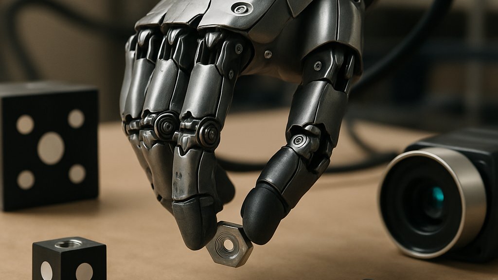 Robot Teleoperation Platform demonstrating dexterous robotic hand manipulation in a lab