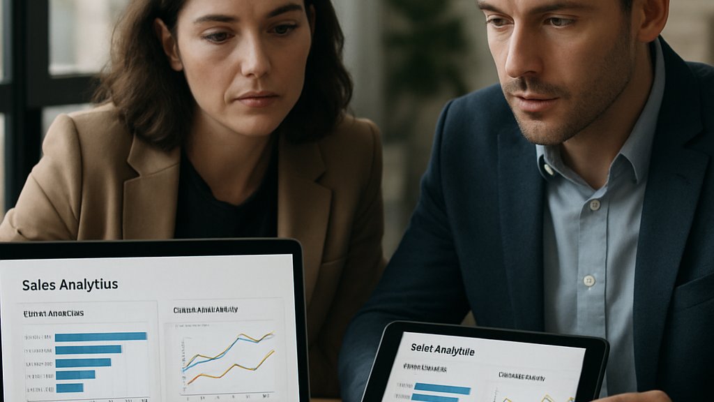 AI Shopping Assistant analytics team reviewing e-commerce performance