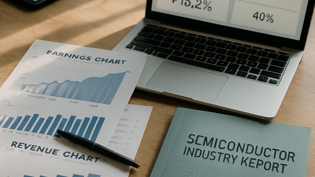 AI Chip Stocks analysis with earnings charts and semiconductor reports