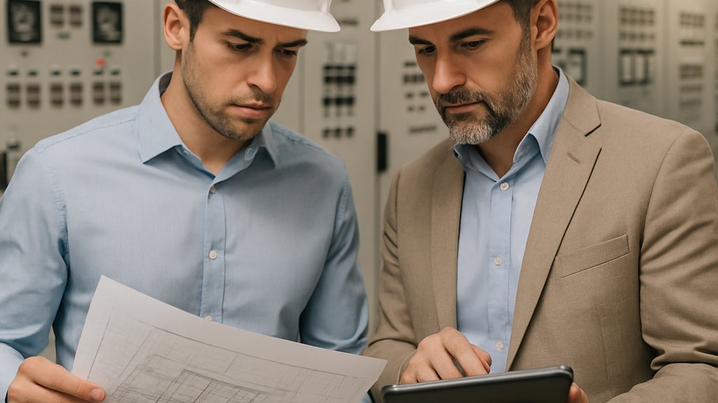 Engineers planning AI Power Infrastructure for Microsoft data center expansion