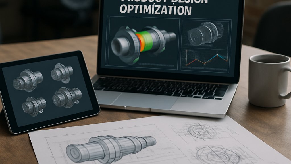 Industrial AI Engineering product development workspace with design tools