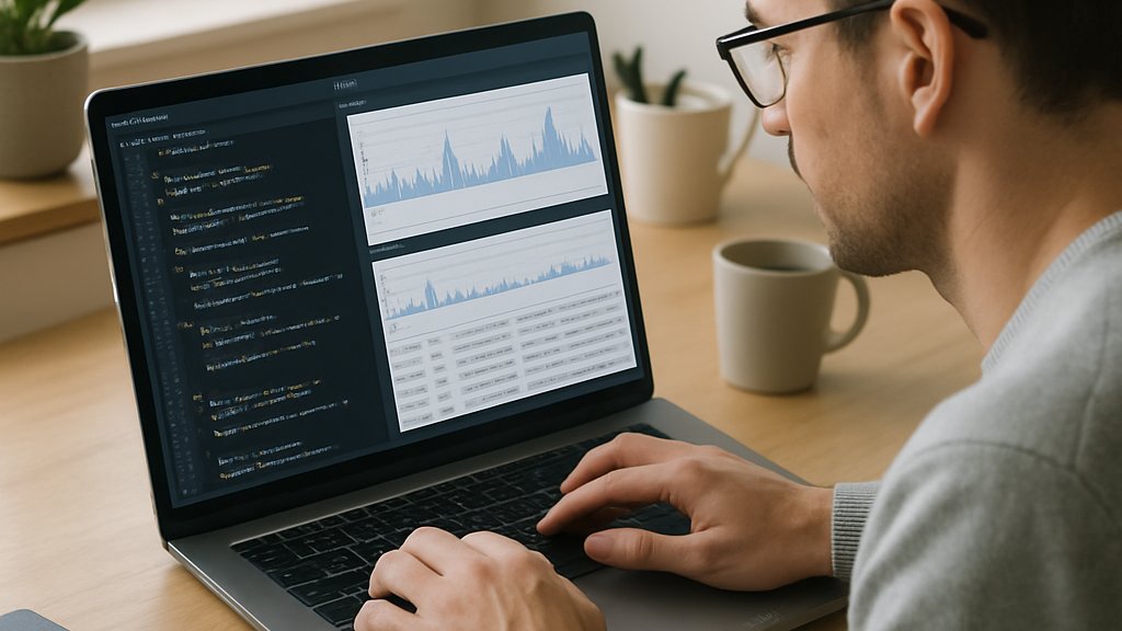 AI Model Orchestration engineer monitoring routing logs and performance metrics