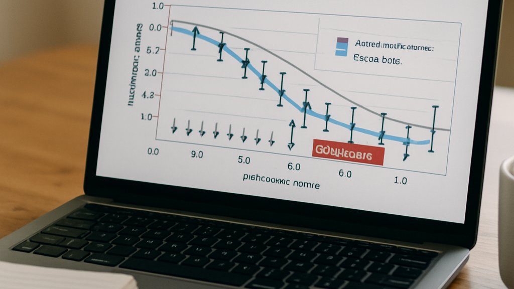 Laptop dashboard showing Causal AI Benchmark failure mode analysis