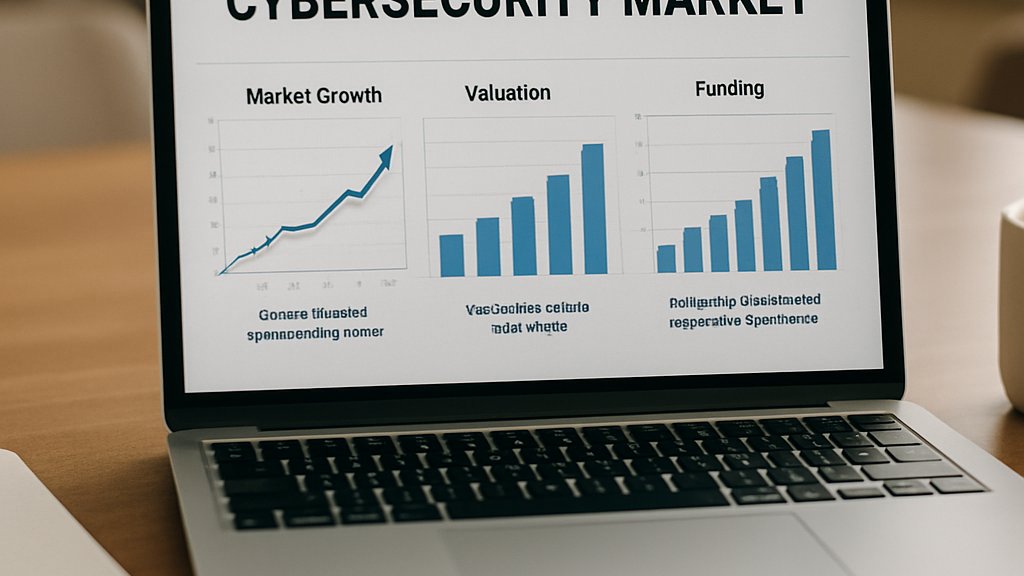 Cybersecurity funding charts highlighting AI Data Security market growth