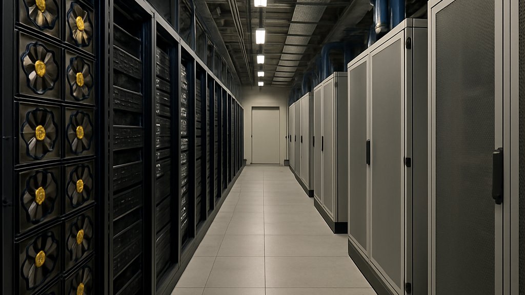 GPU server racks power AI Drug Discovery at a pharmaceutical data center