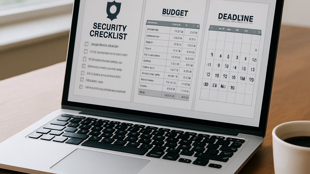 Security checklist and deadlines for Quantum Safe Security implementation