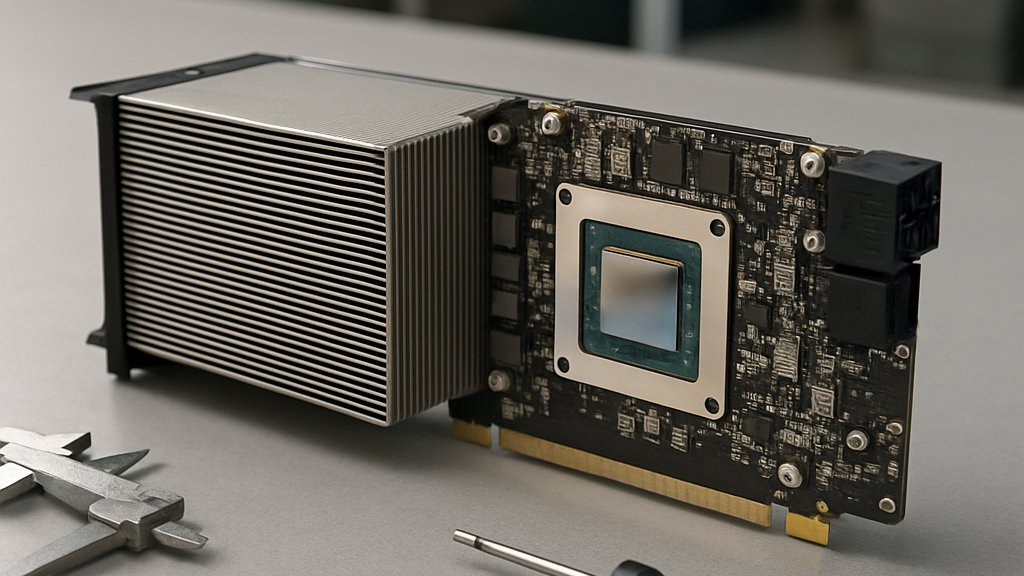 Server GPU module designed for Efficient AI Inference in a lab setting