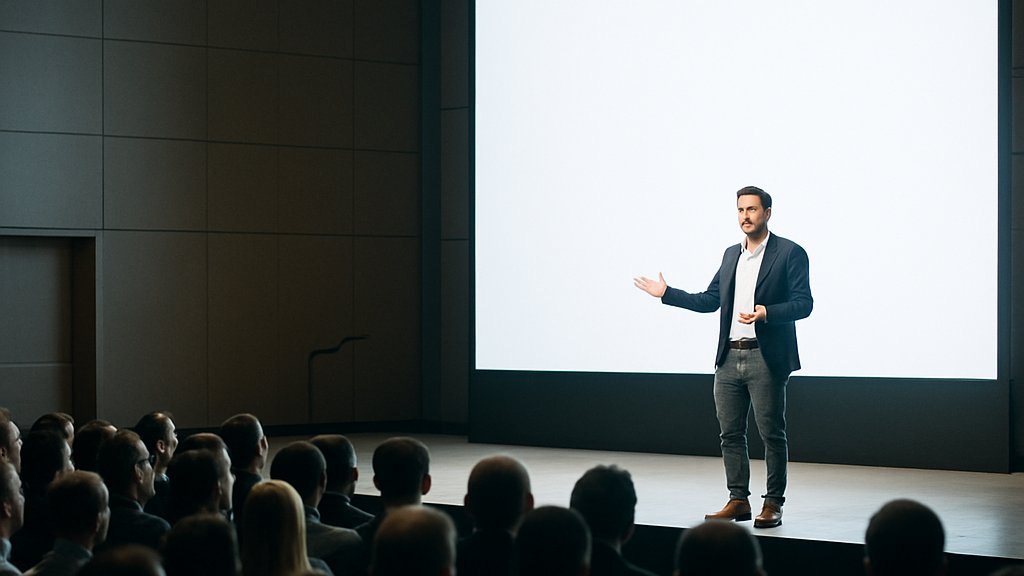 Platform AI Strategy keynote presentation at a developer conference