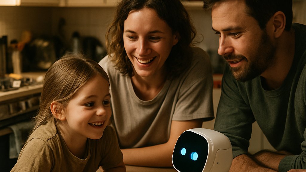 AI Home Robots used in a kitchen setting with everyday household interaction