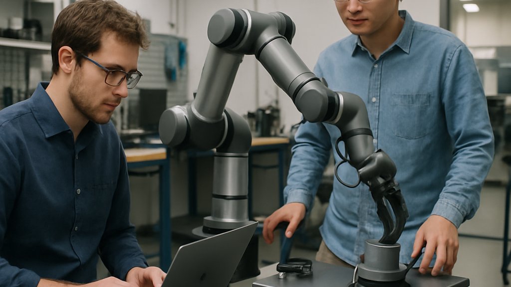 Robot Coding Agents testing Nvidia robotics systems in a modern lab