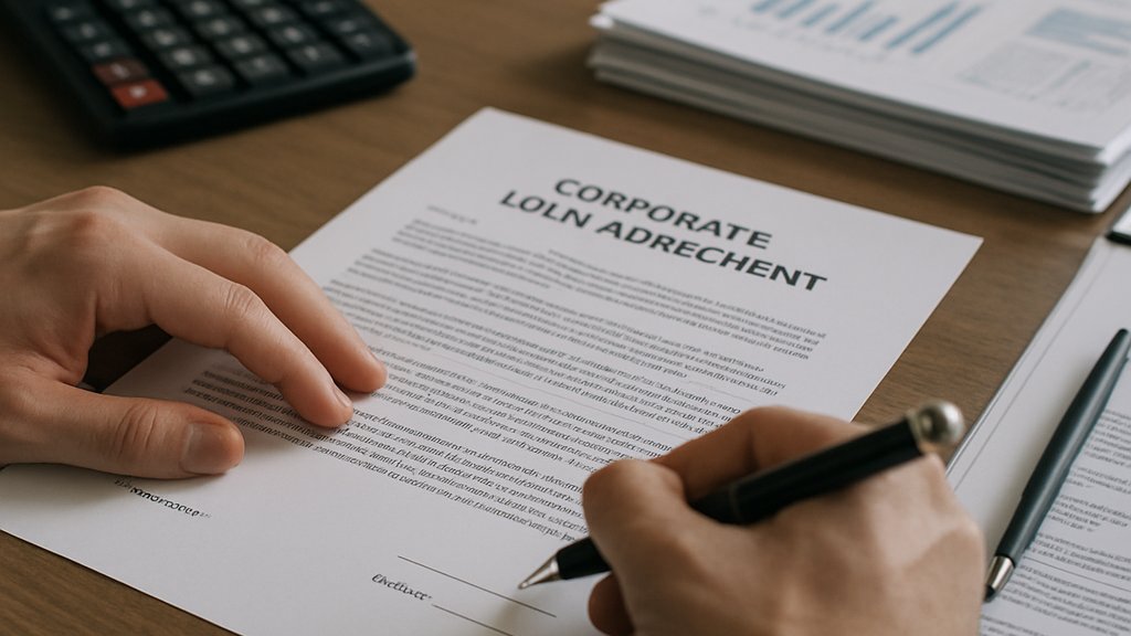 AI Financing Strategy loan signing documents for large-scale tech spending