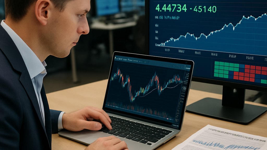 AI Stock Growth and S&P 500 analysis on a financial desk