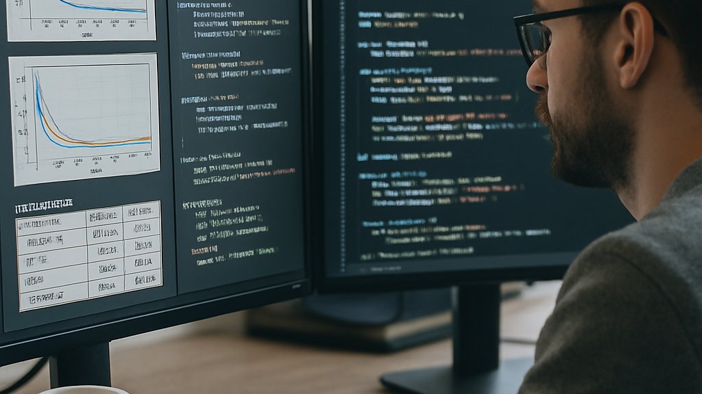 Developer working on AI Leadership Race machine learning models