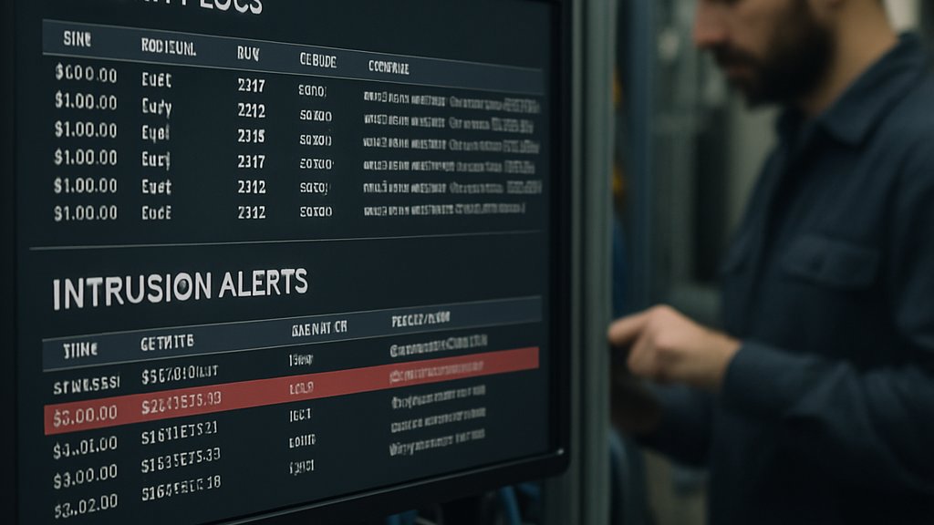 Server room monitoring for Agent Exploit Risk and security alerts