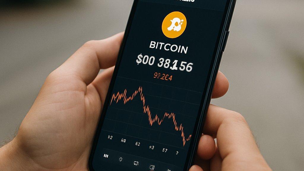 Bitcoin Market Volatility on a smartphone portfolio screen