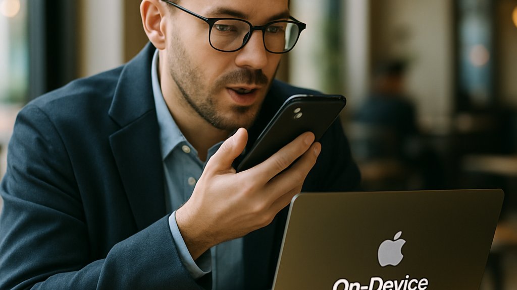 Apple Voice AI Features on-device privacy for dictation and productivity