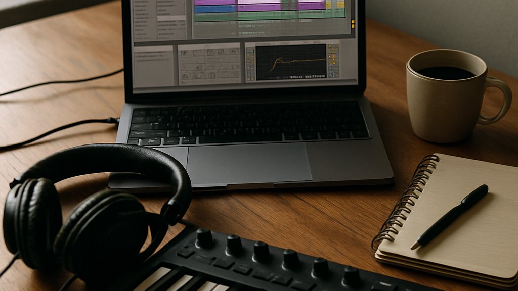 Music producer workspace highlights AI Music Funding growth