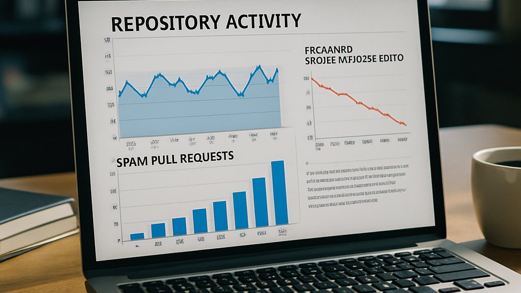 Open Source AI data chart showing rising slop and repository quality decline
