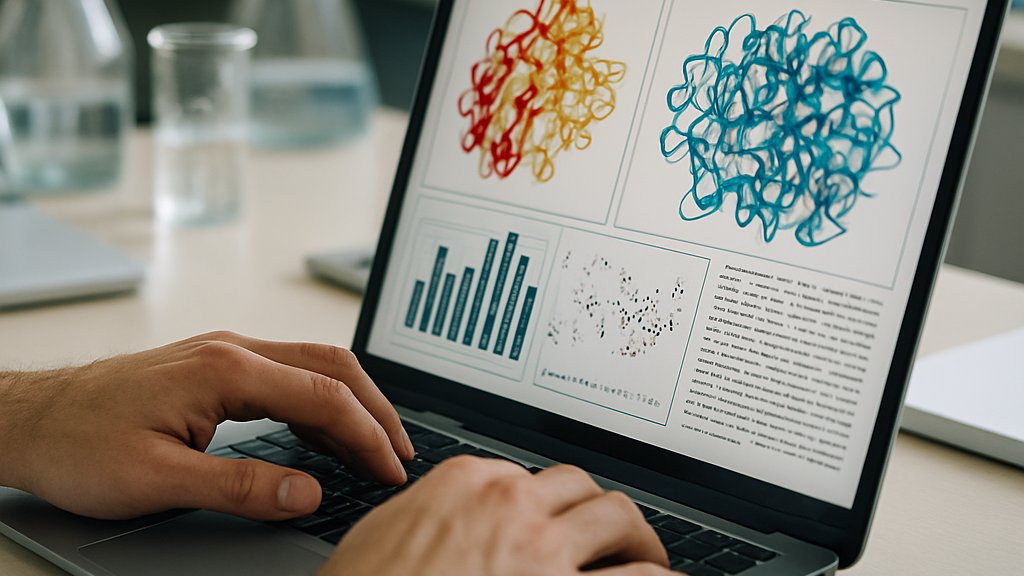 Scientific Research AI accelerating discovery with protein research on a laptop
