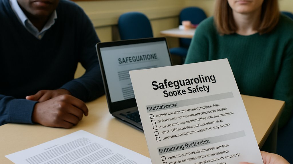 Staff room meeting about Chatbot Safety Concerns in UK schools