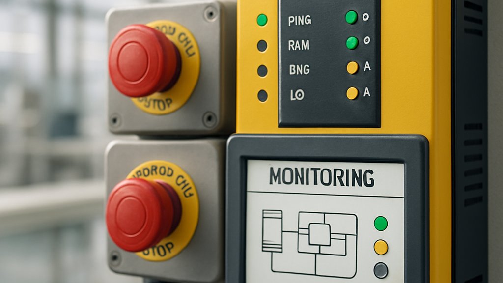 Robot Safety Systems control panel for secure industrial automation