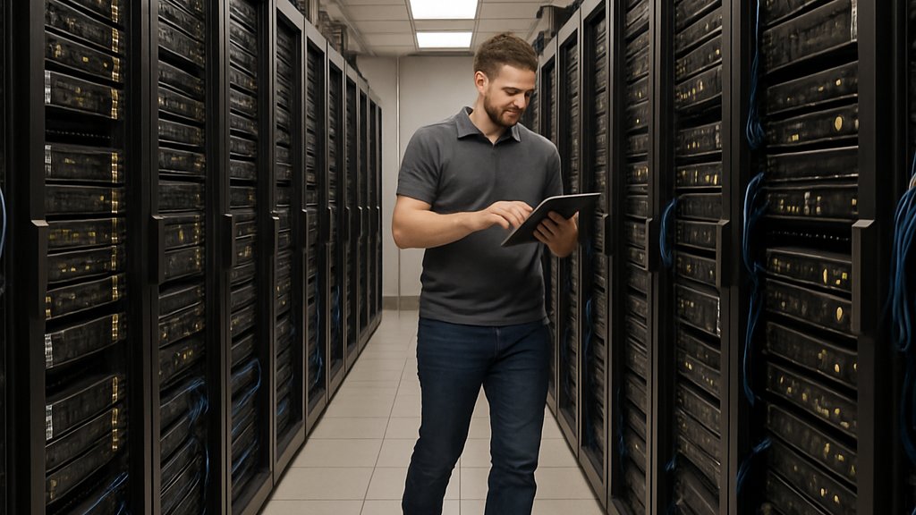 Server room supporting Agentic Infrastructure Growth and scale