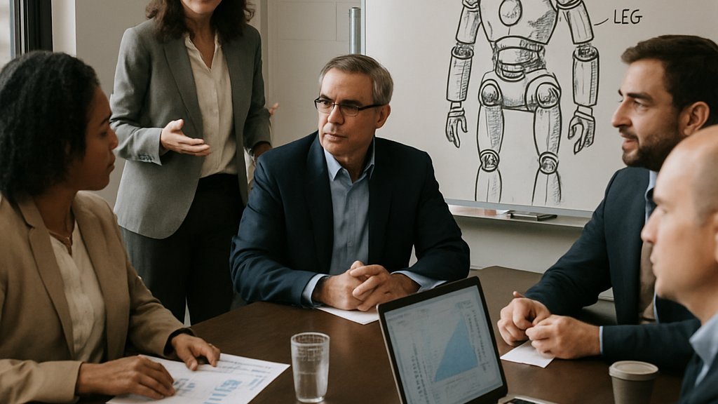 OpenAI AI Robotics strategy meeting with executives and engineers