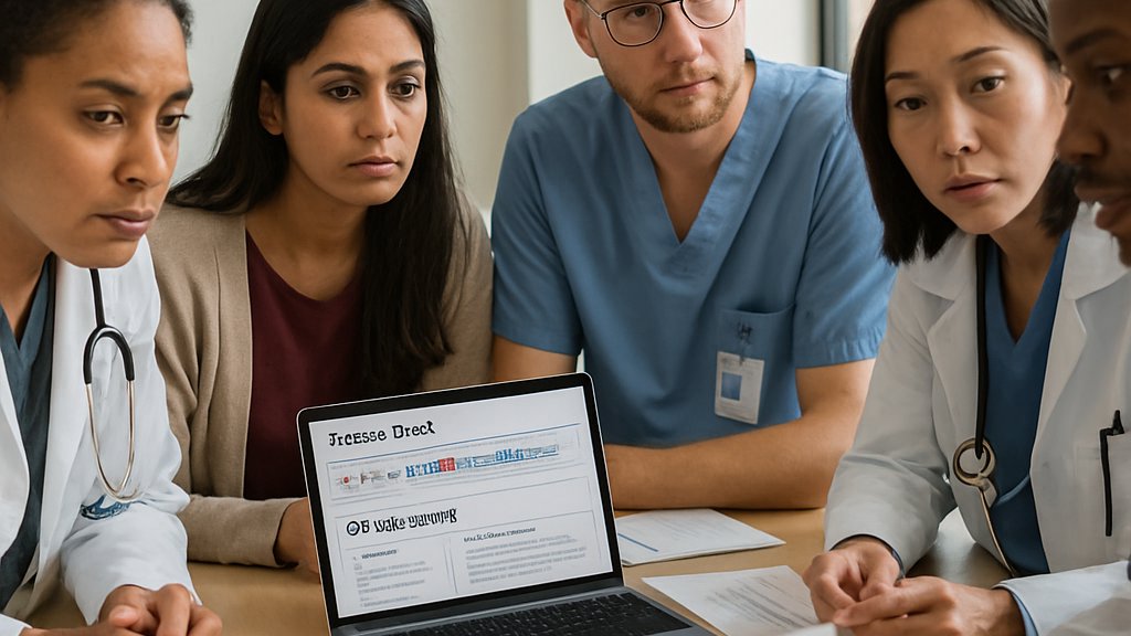 Rare Disease AI medical team discussing pediatric care and genomics