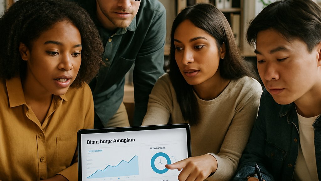 AI Shopping Analytics team reviewing e-commerce insights