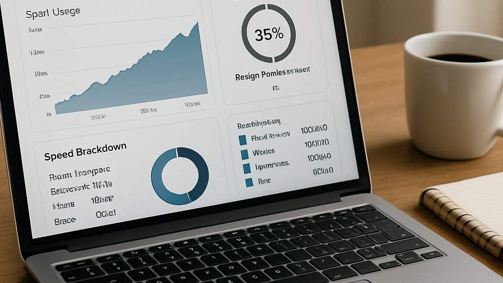 AI FinOps Management dashboard tracking token spend and budget alerts
