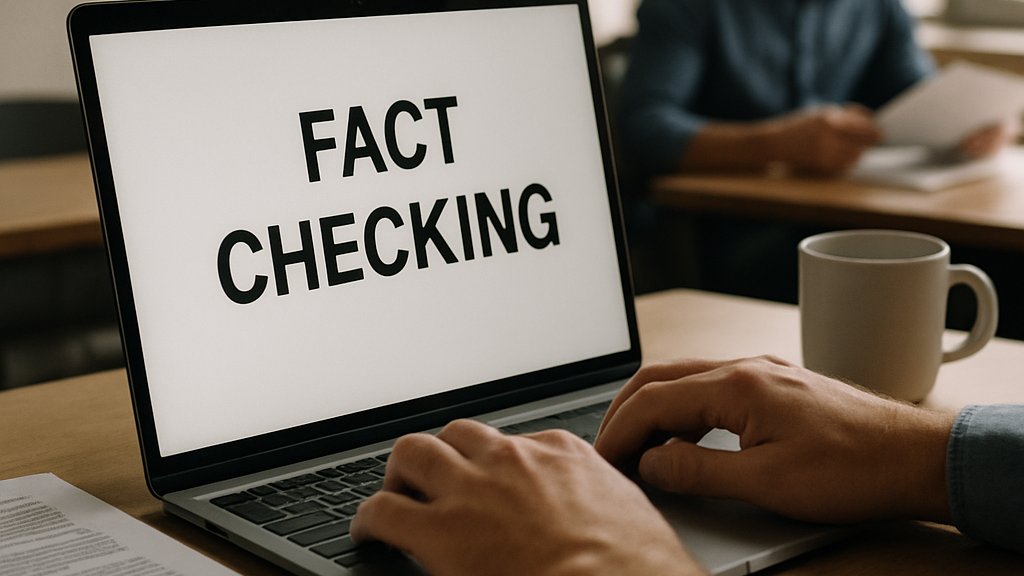 Fact-checking workflow during the AI Trust Crisis in journalism