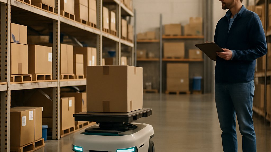 Diffusion Control Models guiding warehouse robot navigation and deployment