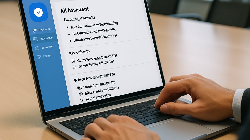 Enterprise AI Teammates helping automate workflows on a laptop